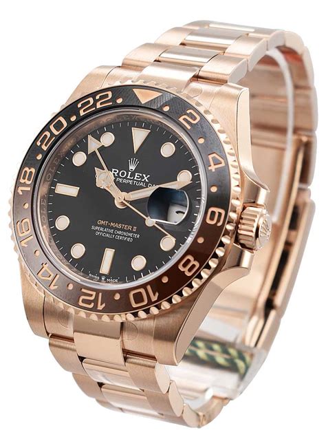 rolex gmt master ii price rose gold|rolex gmt 2 half gold.